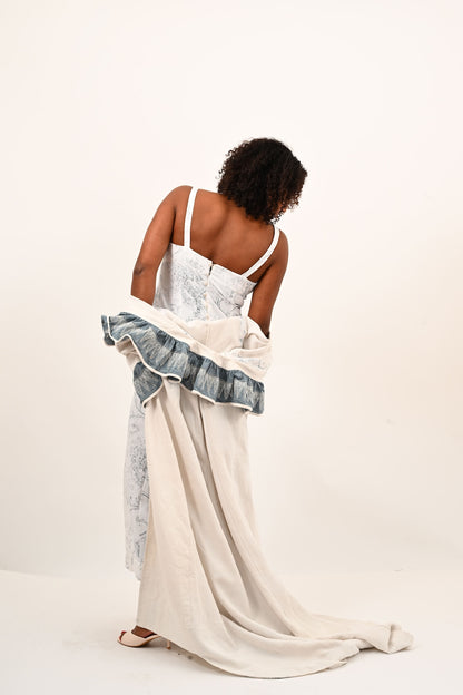 ENSEMBLE DESHABILLÉ + CHEMISE DE NUIT