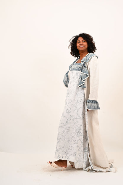 ENSEMBLE DESHABILLÉ + CHEMISE DE NUIT
